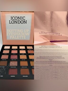 NWT NIB ICONIC LONDON HOTTING UP 20 SUMMER READY SHADES EYESHADOW PALETTE